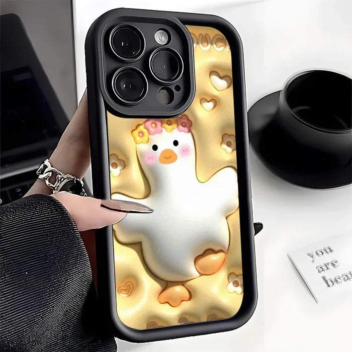 Cute Cartoon Duck Phone Case PhoneShells
