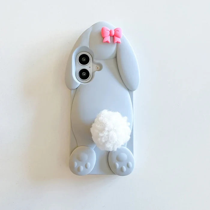 Cute Cartoon Hairball Tail Holder Benny Rabbit Phone Case PhoneShells