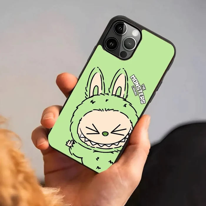 Cute Cartoon LABUBU Light Green Phone Case Suitable For iPhone PhoneShells
