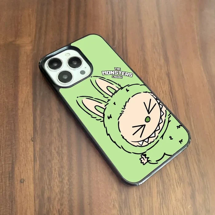 Cute Cartoon LABUBU Light Green Phone Case Suitable For iPhone PhoneShells