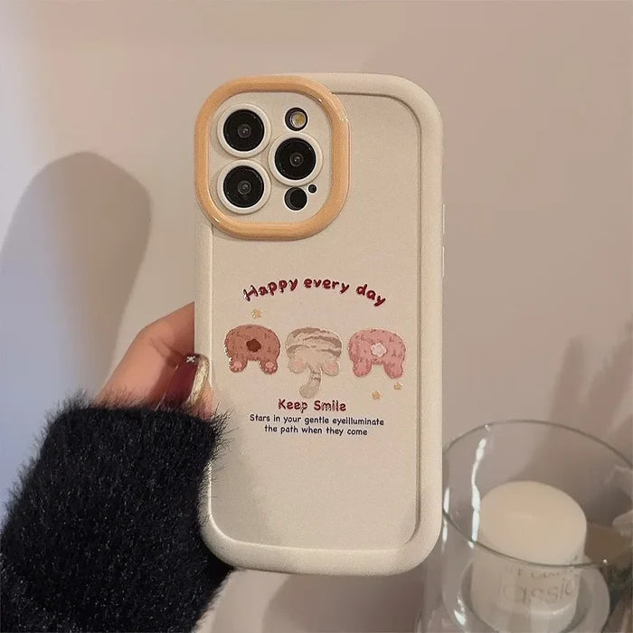 Cute Cartoon Phone Case With Bear Pendant For iPhone PhoneShells