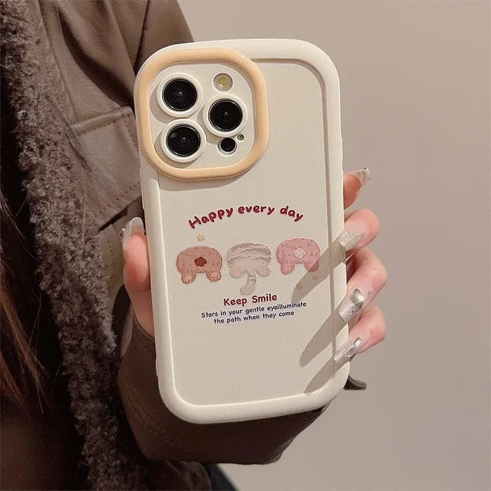 Cute Cartoon Phone Case With Bear Pendant For iPhone PhoneShells