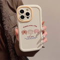 Cute Cartoon Phone Case With Bear Pendant For iPhone PhoneShells