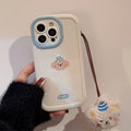 Cute Cartoon Puppy Phone Case Bear Pendant For iPhone PhoneShells