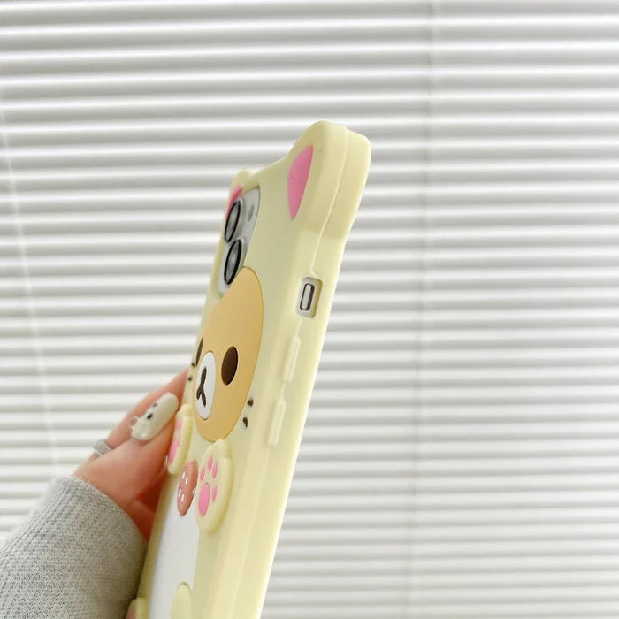 Cute Cat Bear Phone Case PhoneShells