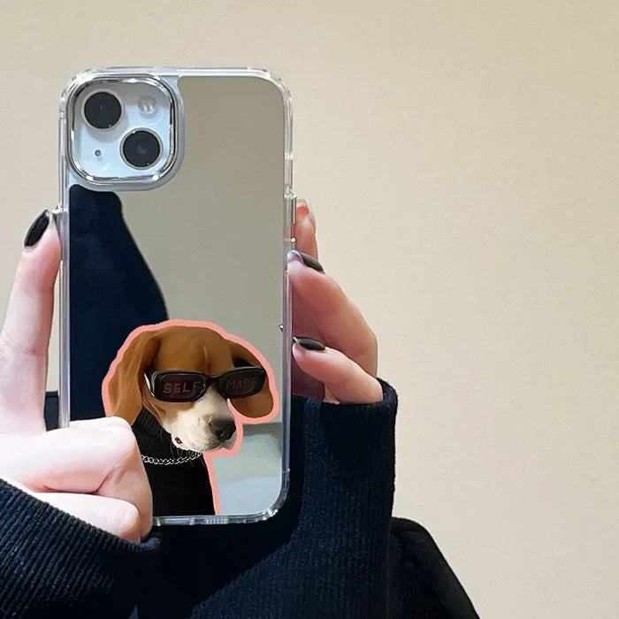 Cute Cat Soft Mirror Phone Case PhoneShells