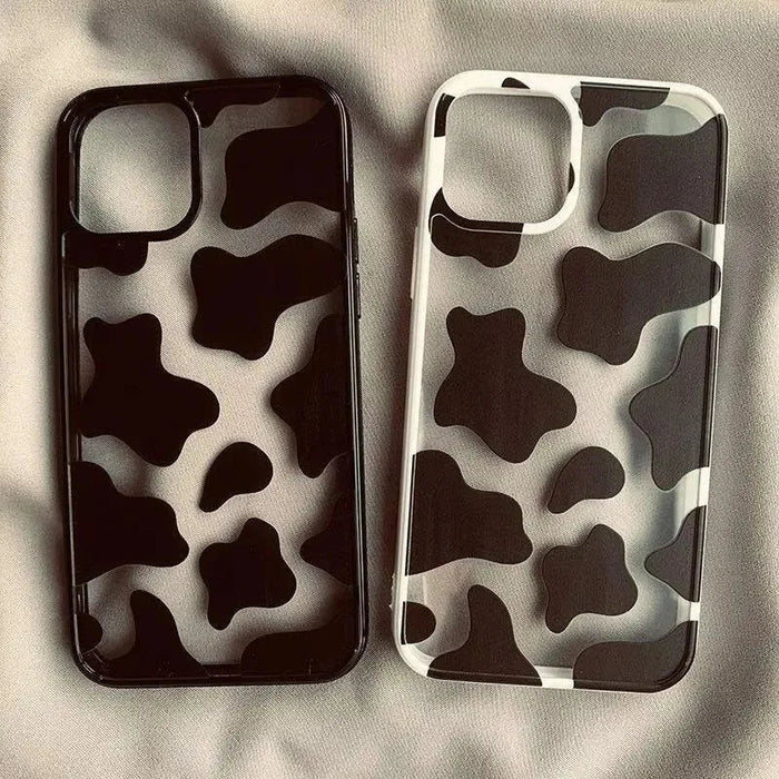Cute Cow Print Silicone Phone Case PhoneShells