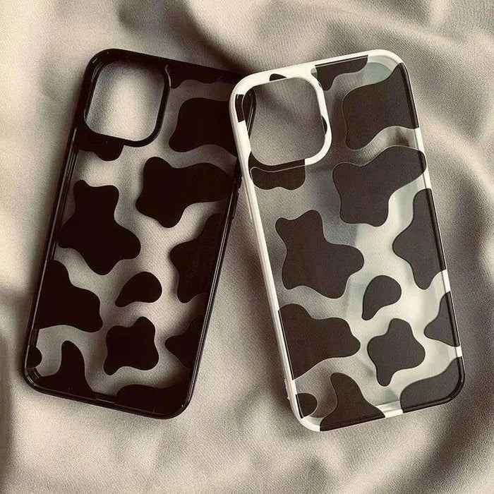 Cute Cow Print Silicone Phone Case PhoneShells