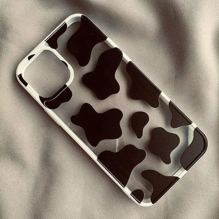Cute Cow Print Silicone Phone Case PhoneShells