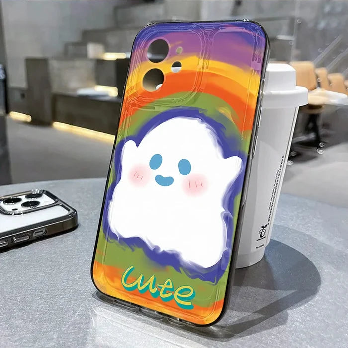 Cute Ghost Phone Case For iPhone PhoneShells