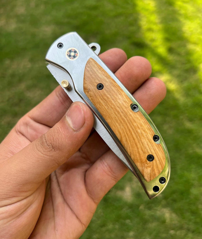 D2 steel Blade EDC Folding Pocket Knife cskforged