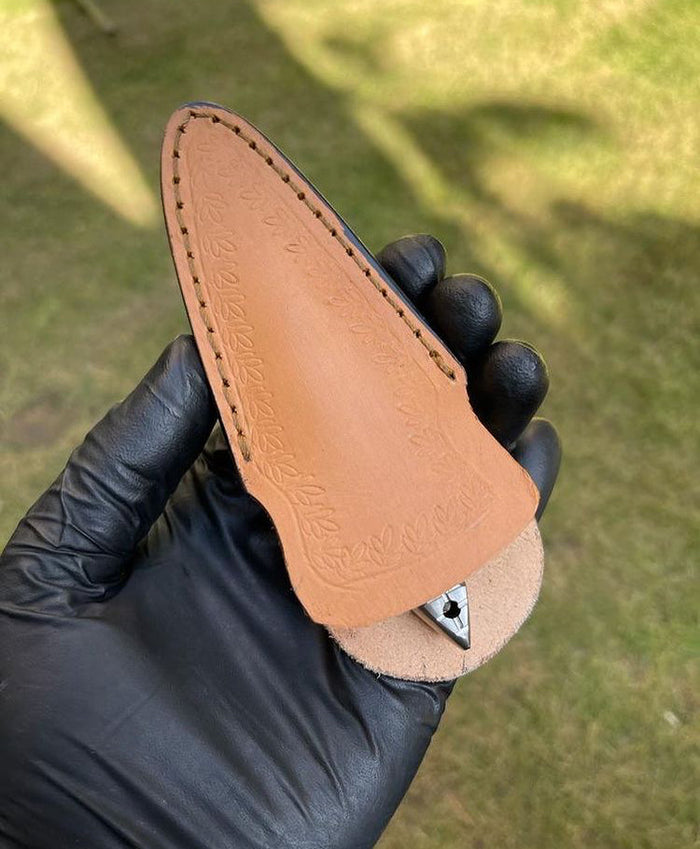 D2 Steel integral edc Locket/Neck knife cskforged
