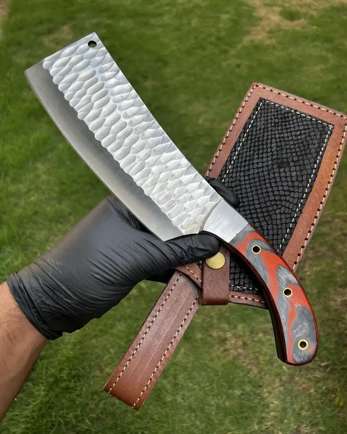D2 Tool Steel Meat Cleaver/Chopper Knife cskforged
