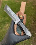 Damascus Handmade Tanto knife cskforged