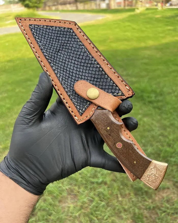Damascus Hunting Buffalo knife cskforged