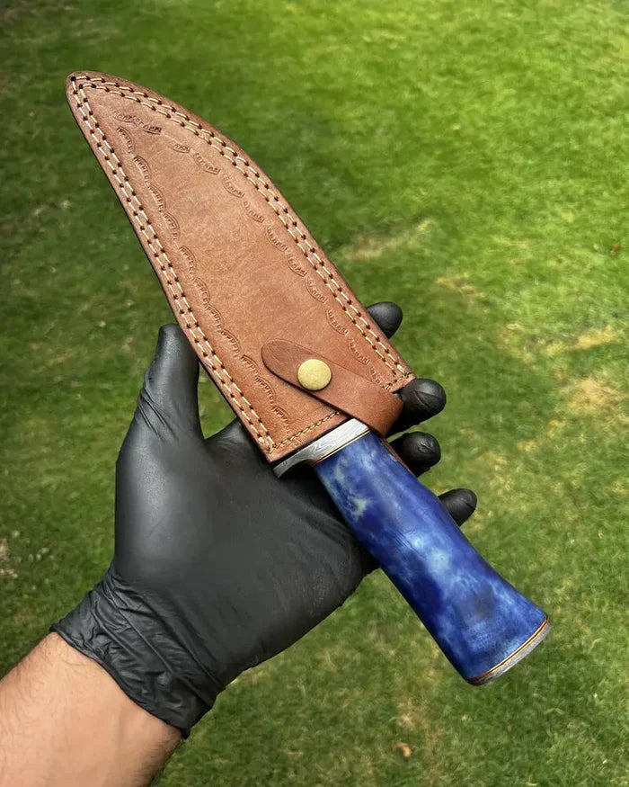 Damascus Hunting Knife cskforged