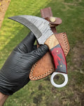Damascus Karambit knife cskforged