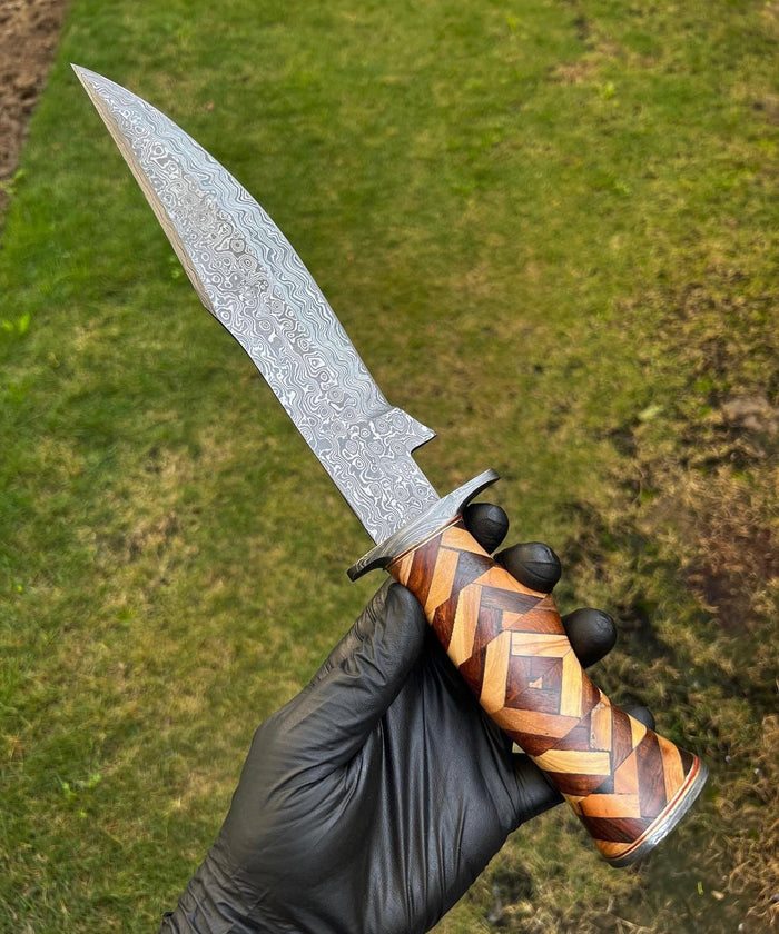 Damascus Steel Camping knife cskforged
