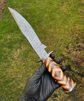 Damascus Steel Camping knife cskforged