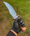 Damascus Steel Hunting Knife cskforged