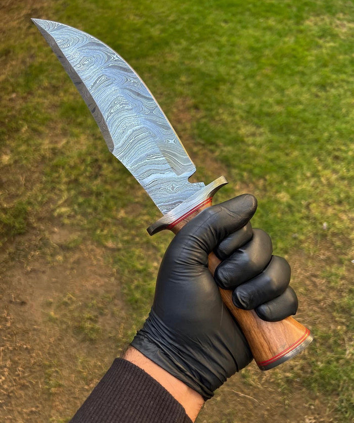Damascus Steel Hunting Knife cskforged