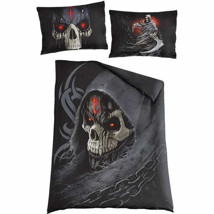 DARK DEATH - Single Duvet Cover + UK And EU Pillow case Spiral USA