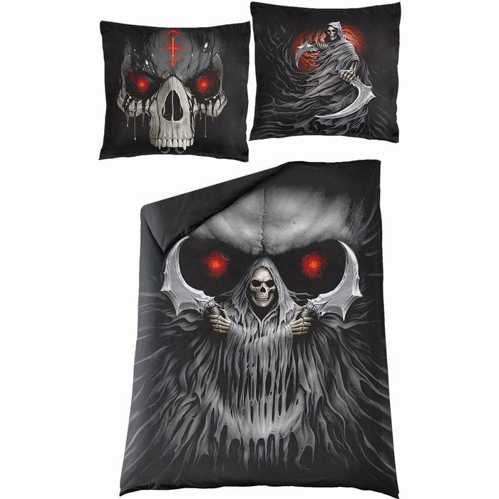 DARK DEATH - Single Duvet Cover + UK And EU Pillow case Spiral USA