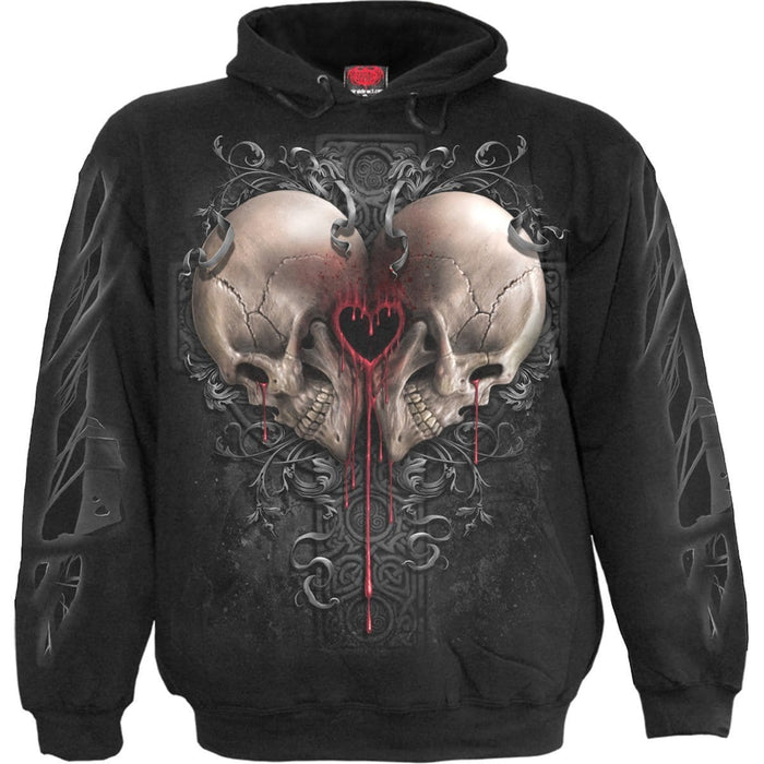 DARK LOVE - Hoody Black Spiral USA
