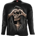 DARK LOVE - Longsleeve T-Shirt Black Spiral USA