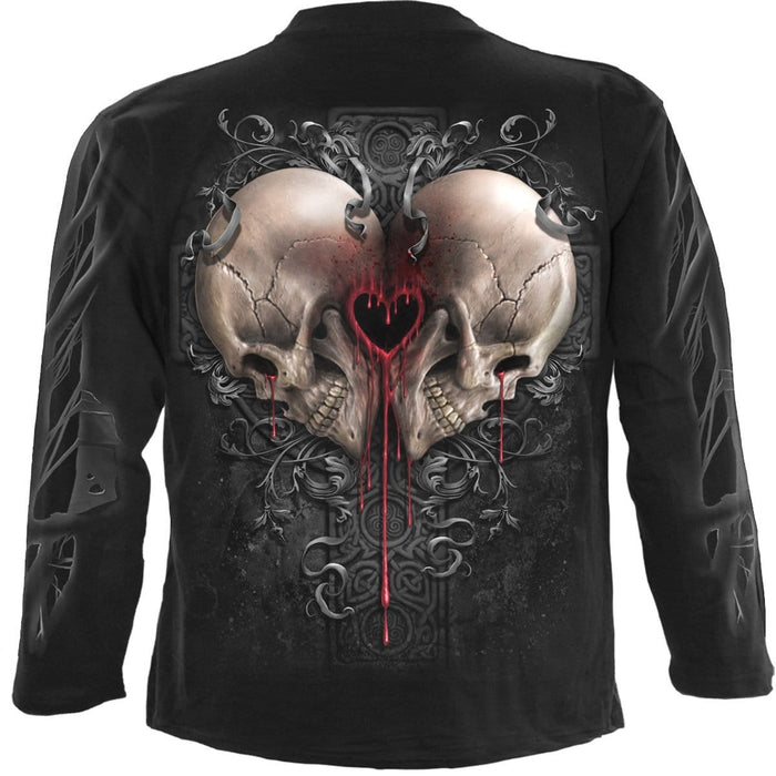 DARK LOVE - Longsleeve T-Shirt Black Spiral USA