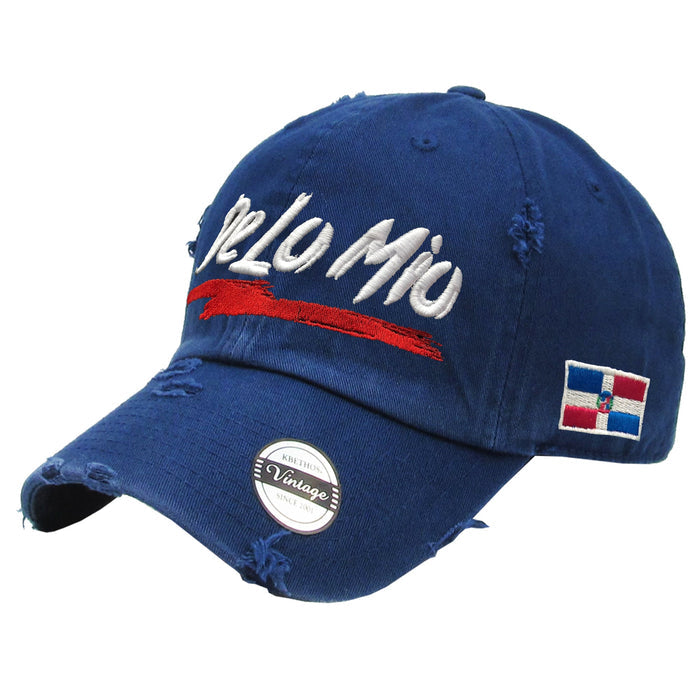 "De lo mio" embroidered  logo Dominican Vintage Hat Peligro Sports
