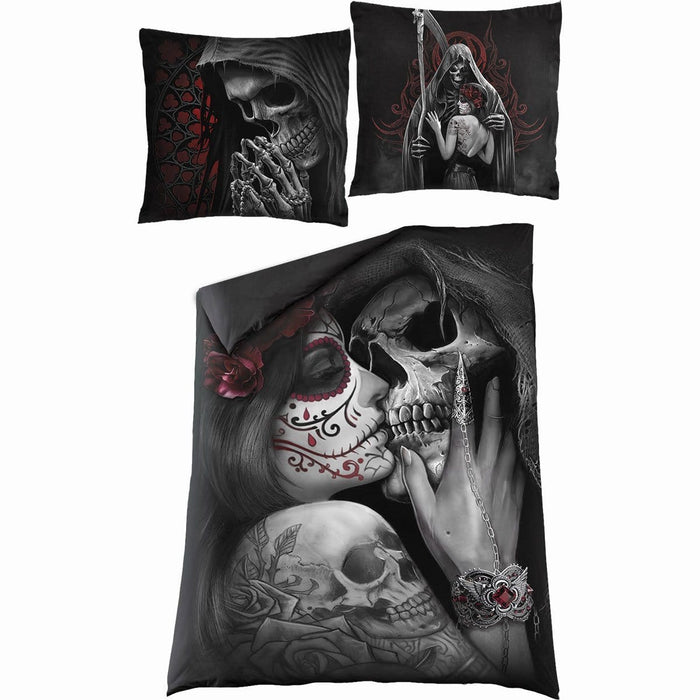DEAD KISS - Single Duvet Cover + UK And EU Pillow case Spiral USA