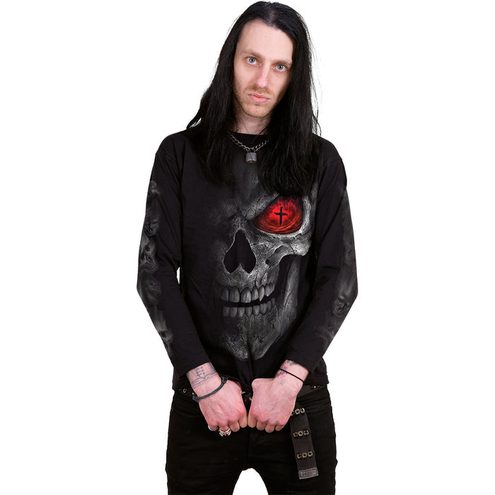 DEATH STARE - Longsleeve T-Shirt Black Spiral USA