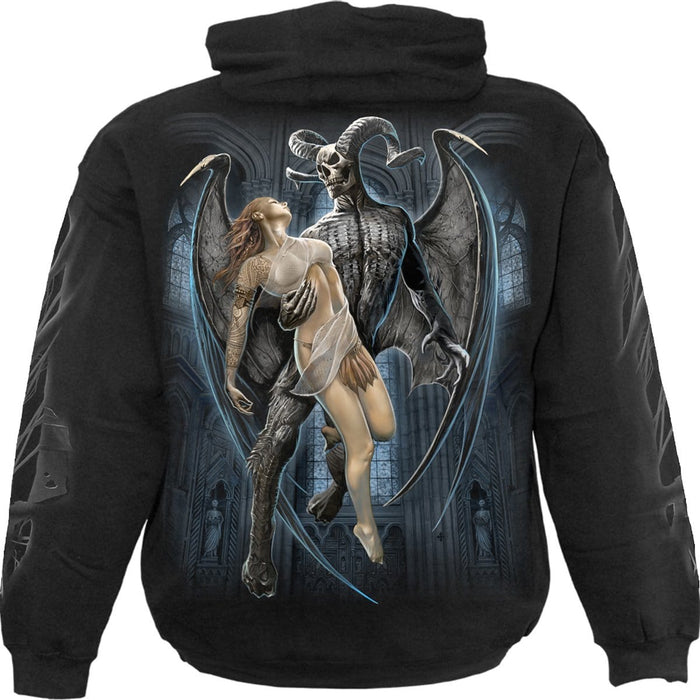DEVIL BEAUTY - Hoody Black Spiral USA