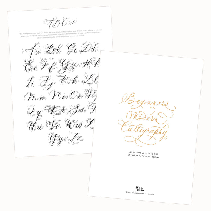 Digital Guide: Beginner's Modern Calligraphy