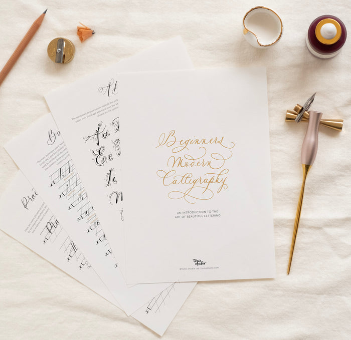 Digital Guide: Beginner's Modern Calligraphy