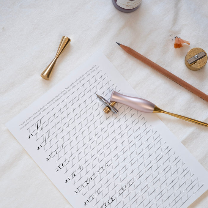 Digital Guide: Beginner's Modern Calligraphy