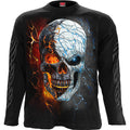 DIVIDED SOUL - Longsleeve T-Shirt Black Spiral USA