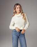 Dolcevita in cotone organico crema