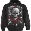 DOTD BIKERS - Hoody Black Spiral USA
