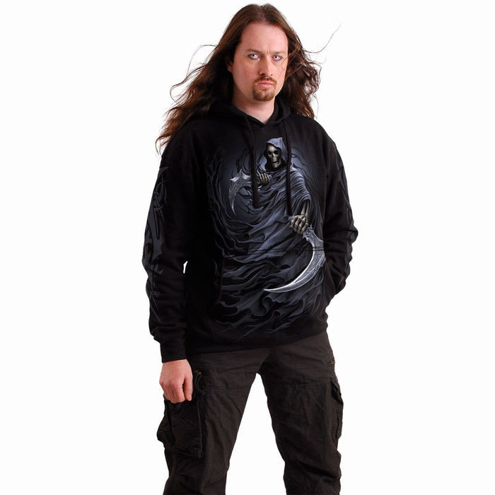 DOUBLE DEATH - Hoody Black Spiral USA