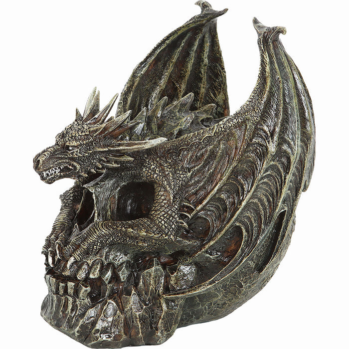 DRACO SKULL - Desk Top Sculpture Spiral USA