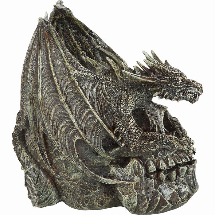 DRACO SKULL - Desk Top Sculpture Spiral USA