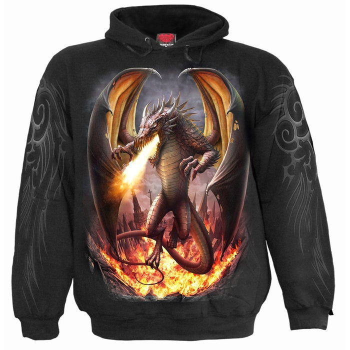 DRACO UNLEASHED - Hoody Black Spiral USA