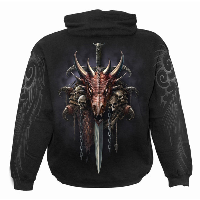 DRACO UNLEASHED - Hoody Black Spiral USA