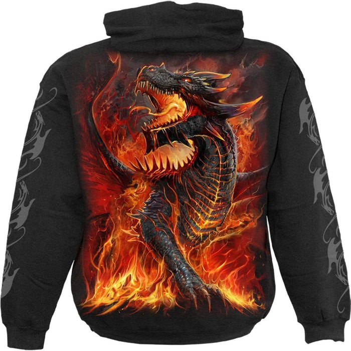 DRACONIS - Hoody Black Spiral USA