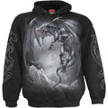 DRAGON'S CRY - Hoody Black Spiral USA