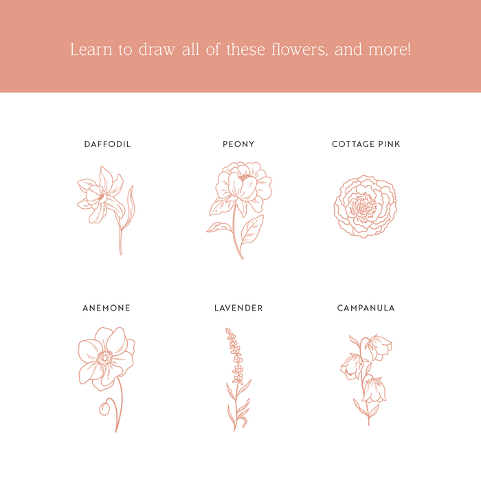 Drawing Guide: English Country Garden
