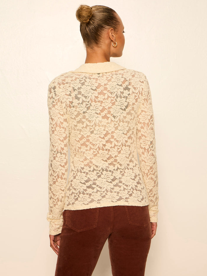 Dreamer Lace Shirt Bone