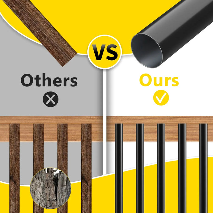 Durable Hollow Deck Balusters with Screws HAUSVITA